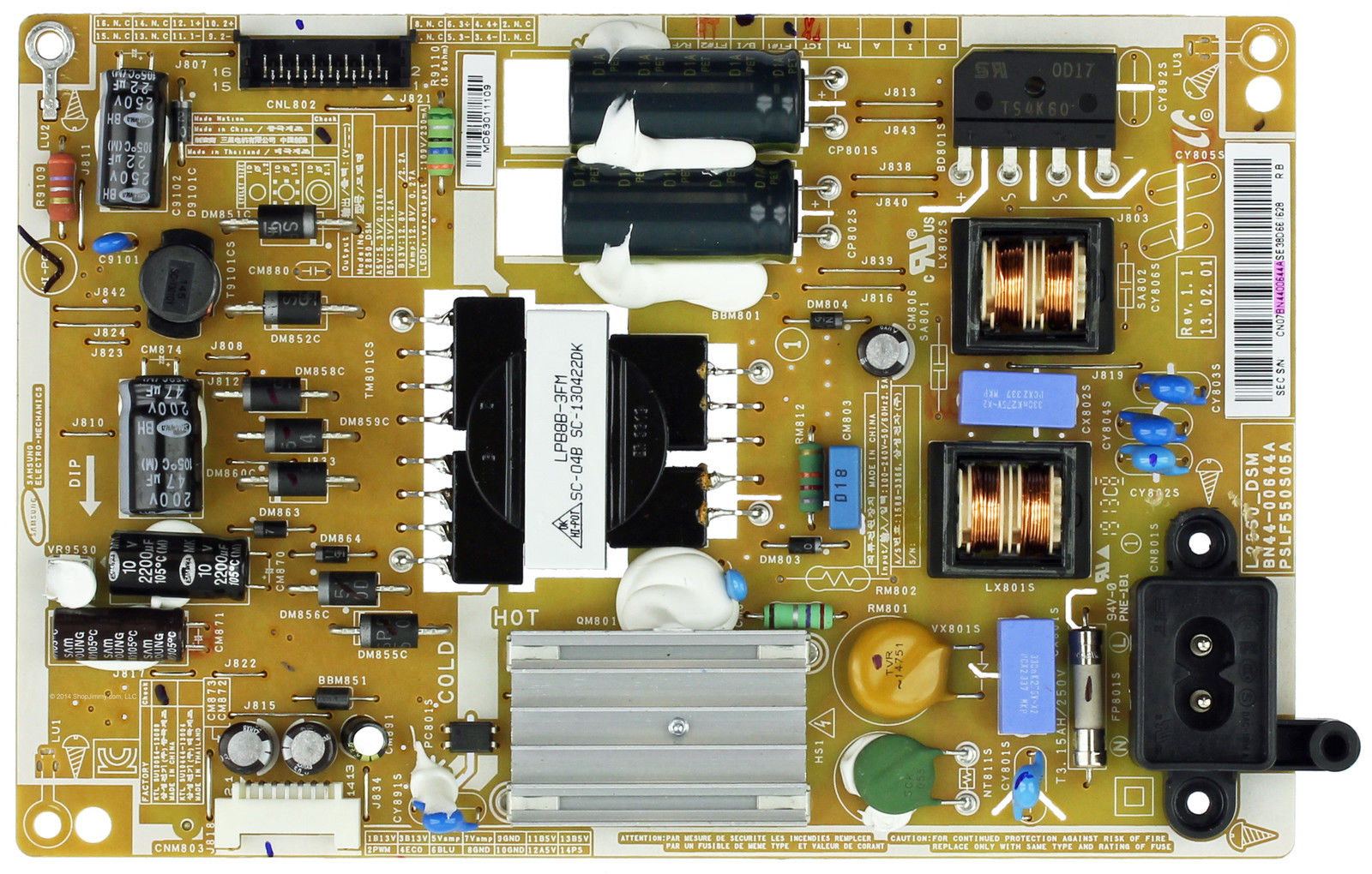 Samsung Netzteil LED Board BN44-00644A